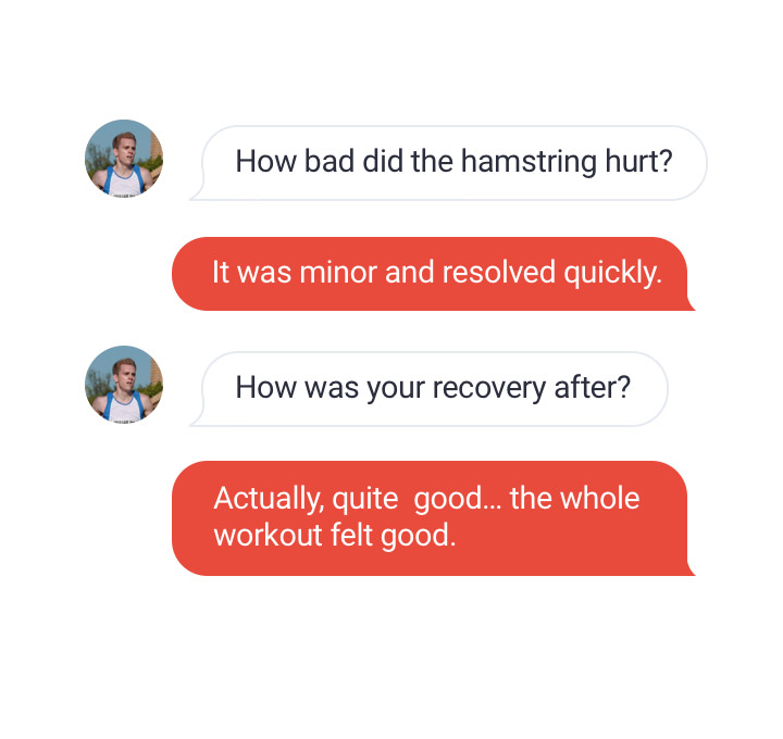 Coach and athlete workout comments