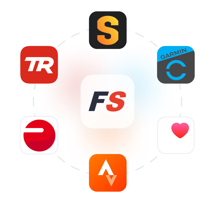 Sync data with Garmin, Polar, Strava, STRYD, TrainerRoad